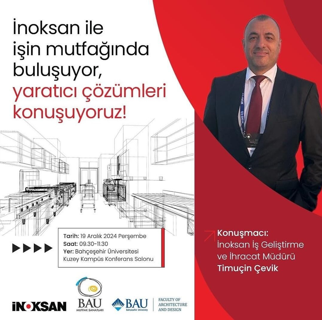 Inoksan ile işin mutfagında buluşuyor, yaratıcı çözümleri konusuyoruz!