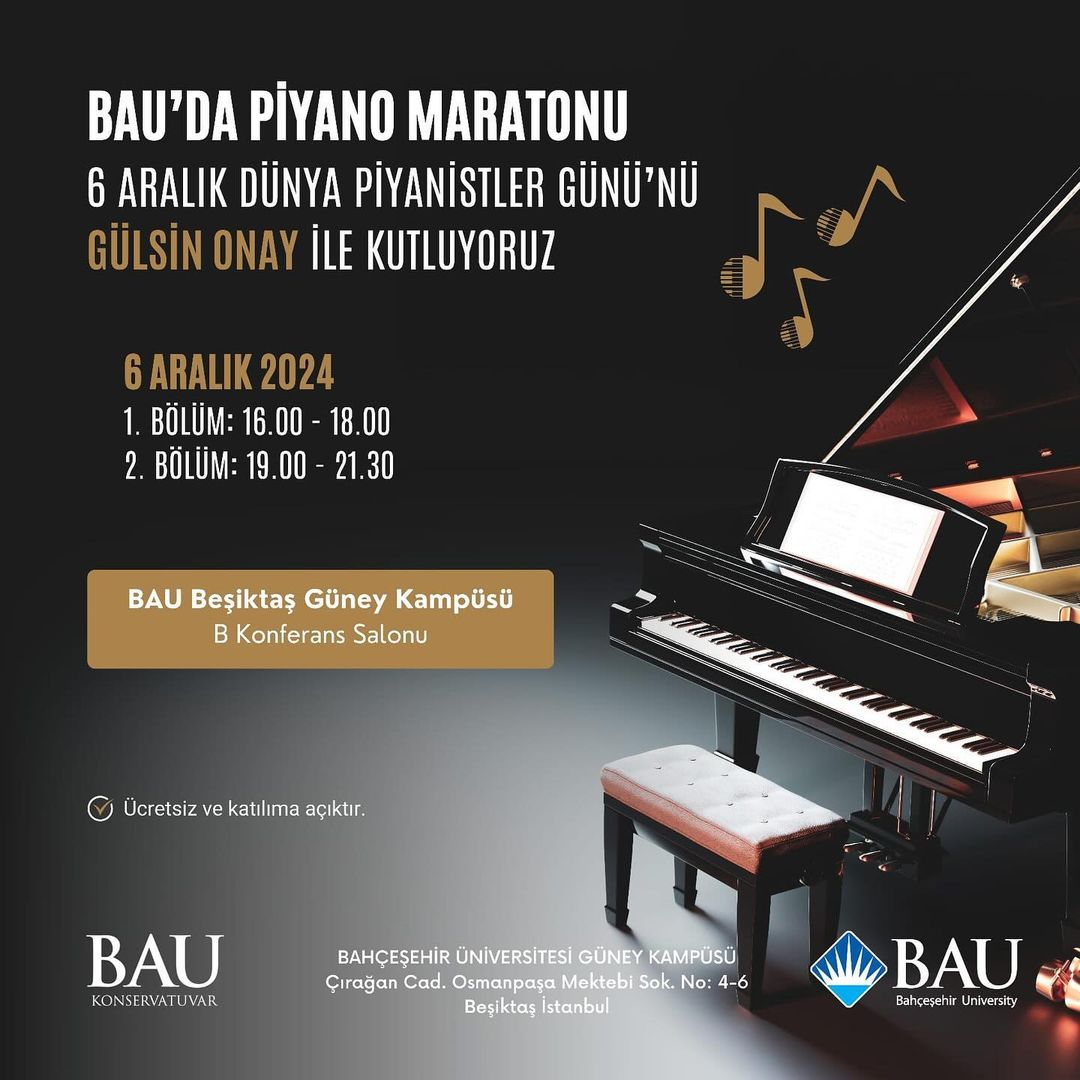BAU'DA PIYANO MARATONU