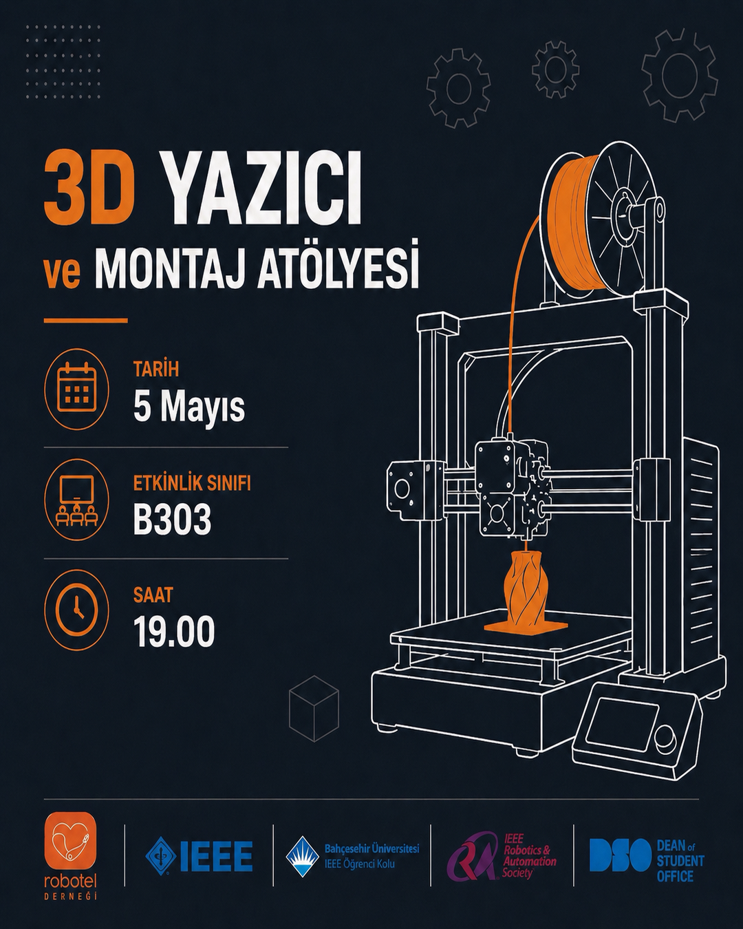 3D Yazıcı ve Montaj Atölyesi3