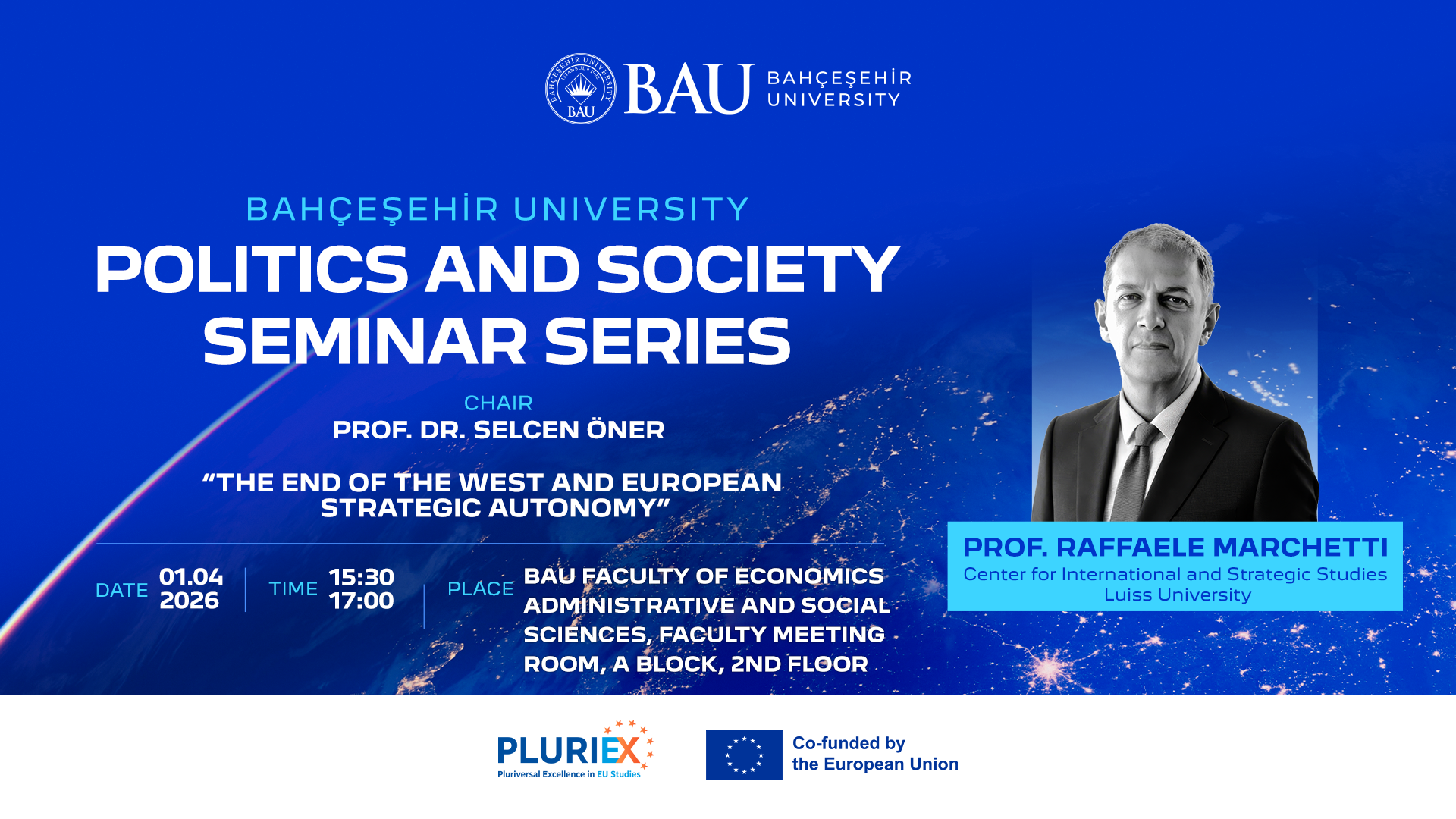 POLITICS AND SOCIETY SEMINAR SERIES