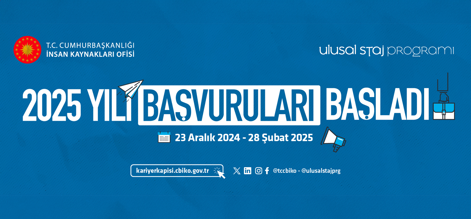 Ulusal Staj Programı 2025 Yılı Başvuruları Başladı