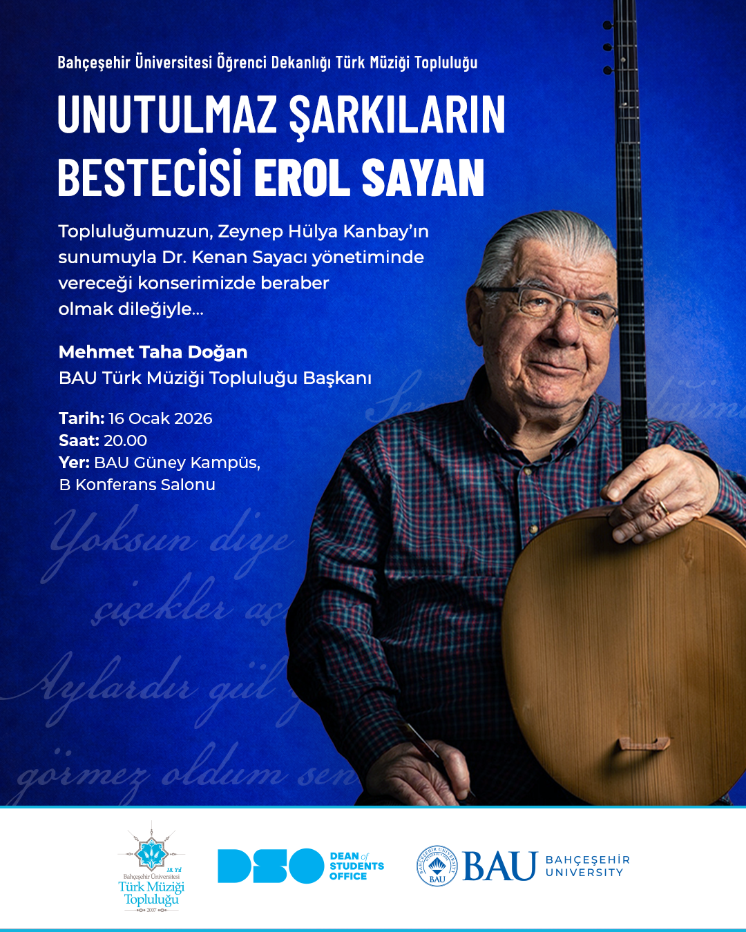 Unutulmaz Şarkıların Bestecisi Erol Sayan Konseri