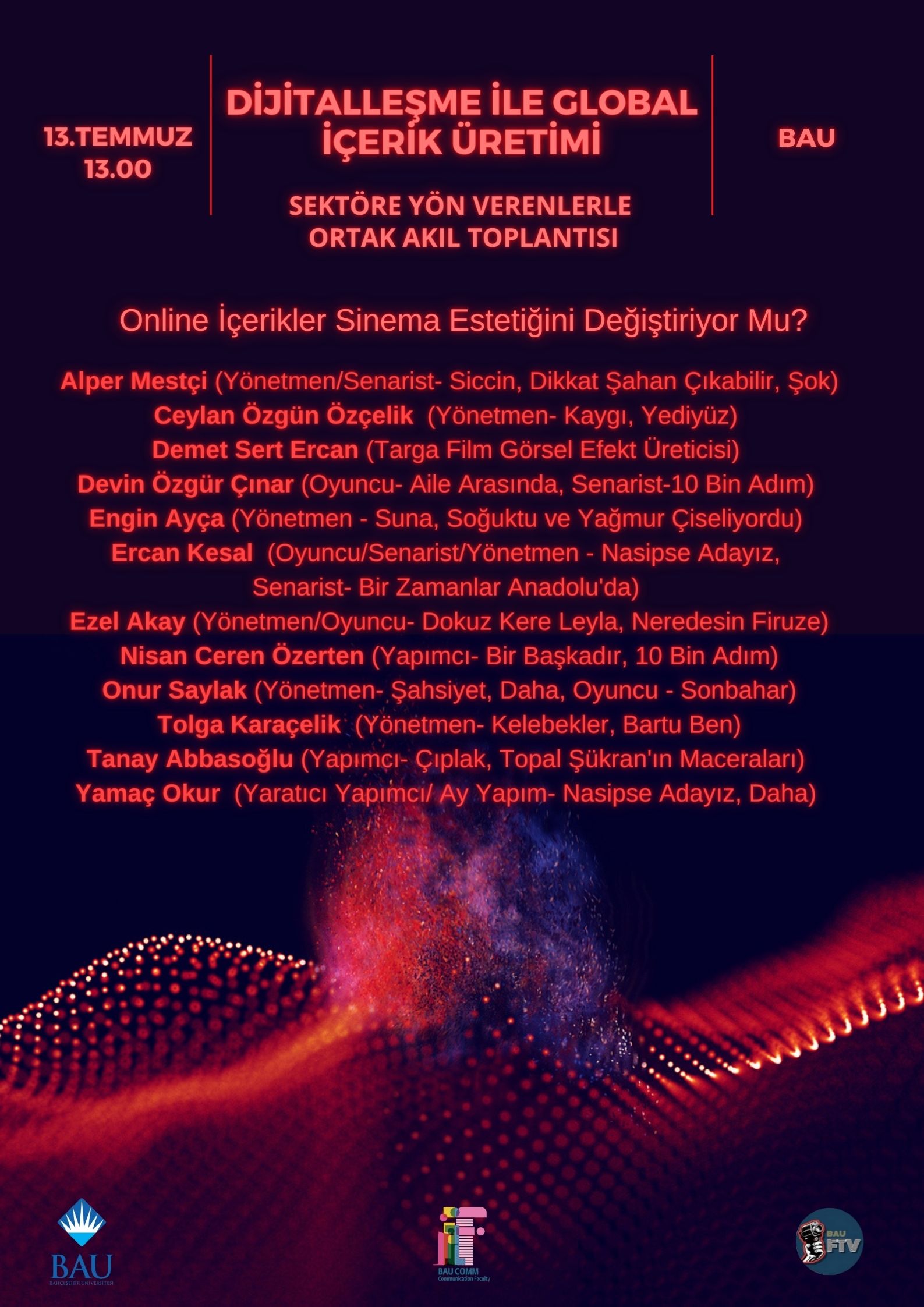 BAU Sinema ve TV Bölümü Sektörle Buluşuyor
