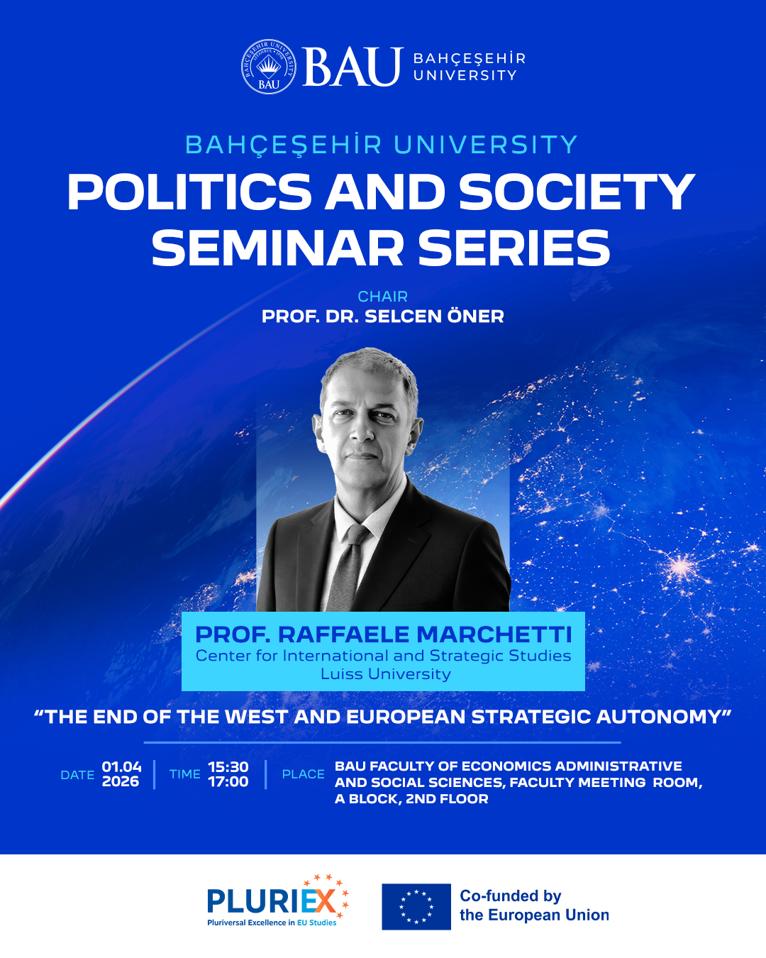 POLITICS AND SOCIETY SEMINAR SERIES