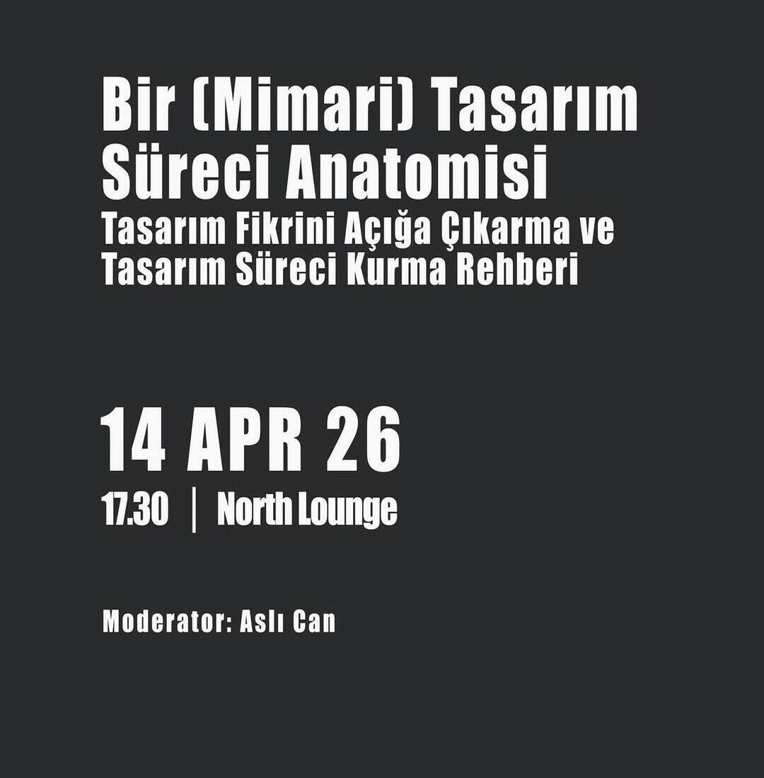 Bir (Mimari) Tasarım Süreci Anatomisibi