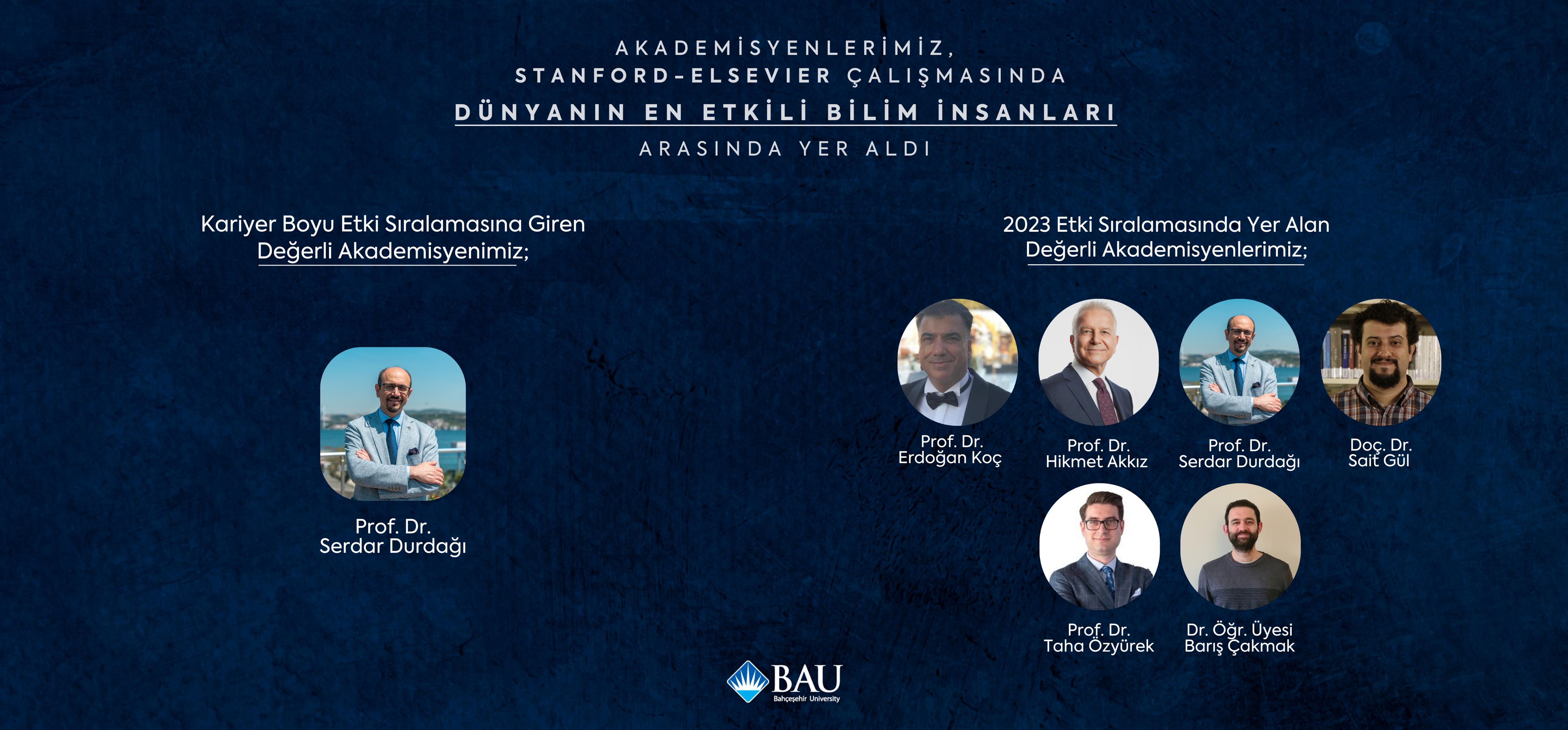 Stanford - Elsevier En Etkili Bilim Adamı Listesi