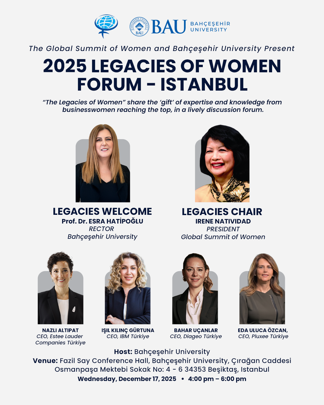 Legacies of Women Forum