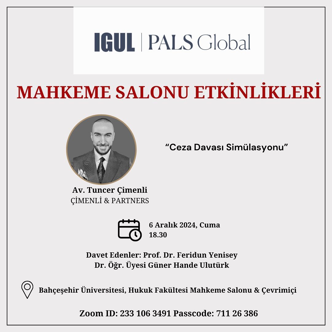 MAHKEME SALONU ETKINLiKLERi