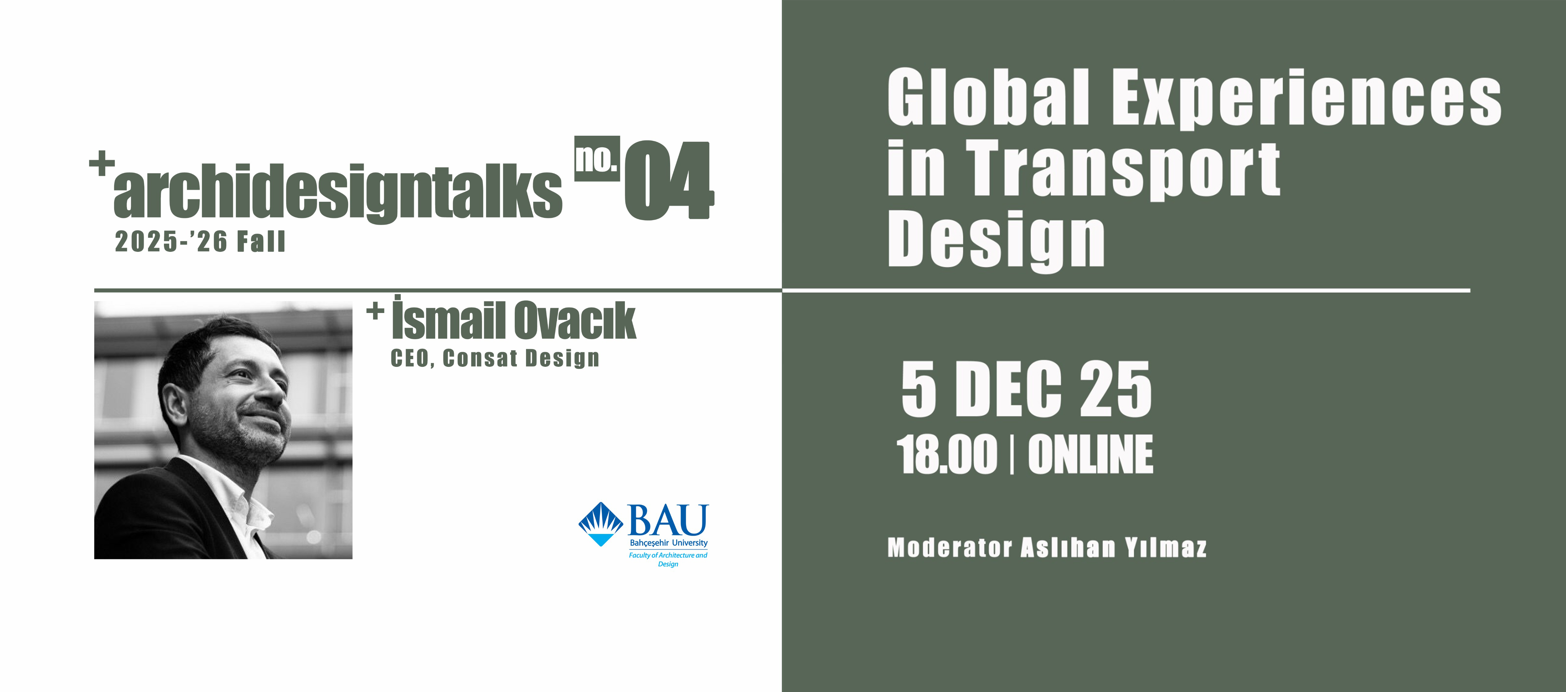 ArchiDesign Talks - İsmail Ovacık | BAU