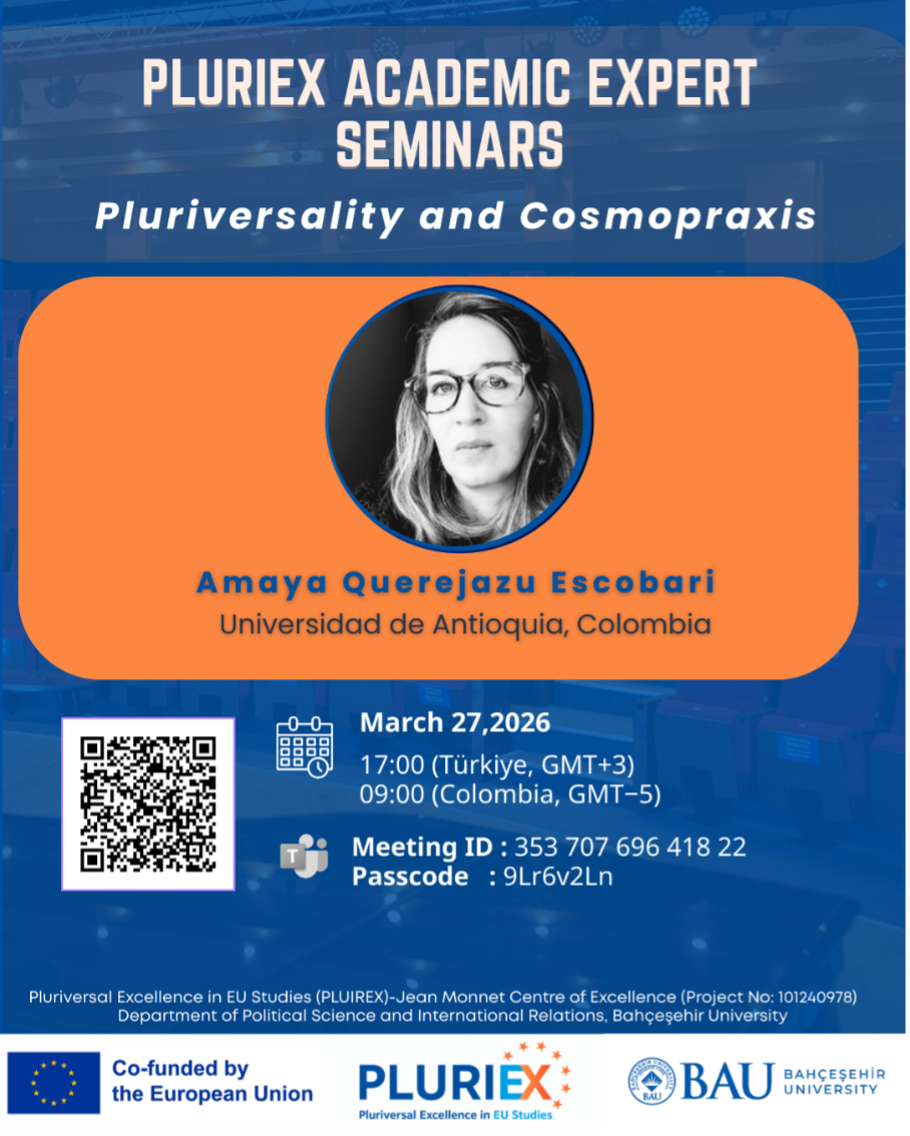 Pluriversality and Cosmopraxis event poster