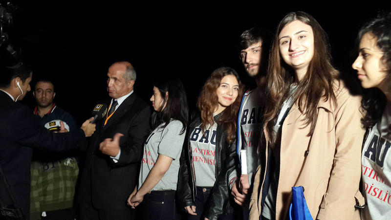 Ulaştırma Mühendisliği Öğrencileri Marmaray'ın Açılışındaydı