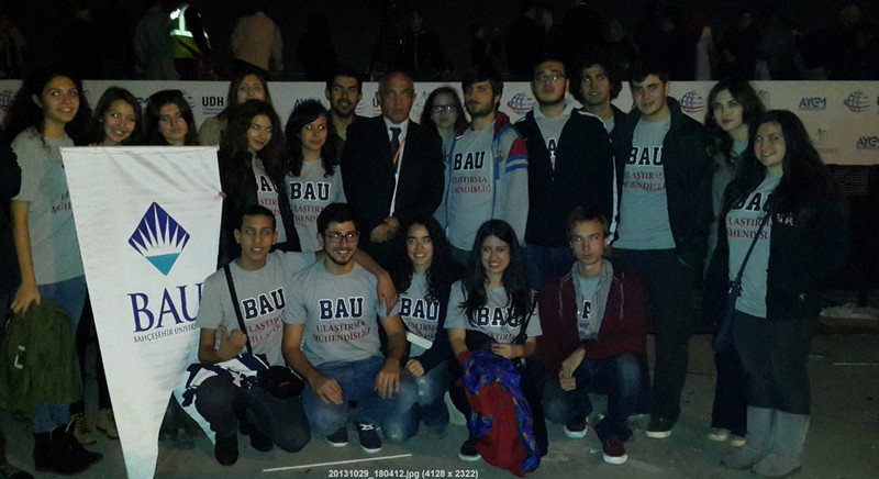 Ulaştırma Mühendisliği Öğrencileri Marmaray'ın Açılışındaydı