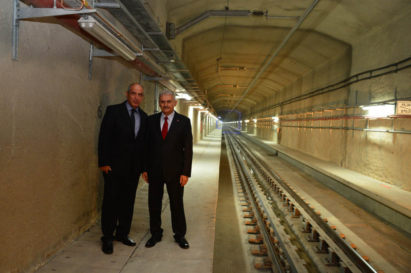 Ulaştırma Mühendisliği Öğrencileri Marmaray'ın Açılışındaydı