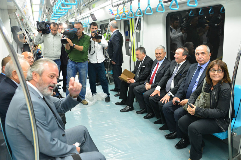 Ulaştırma Mühendisliği Öğrencileri Marmaray'ın Açılışındaydı