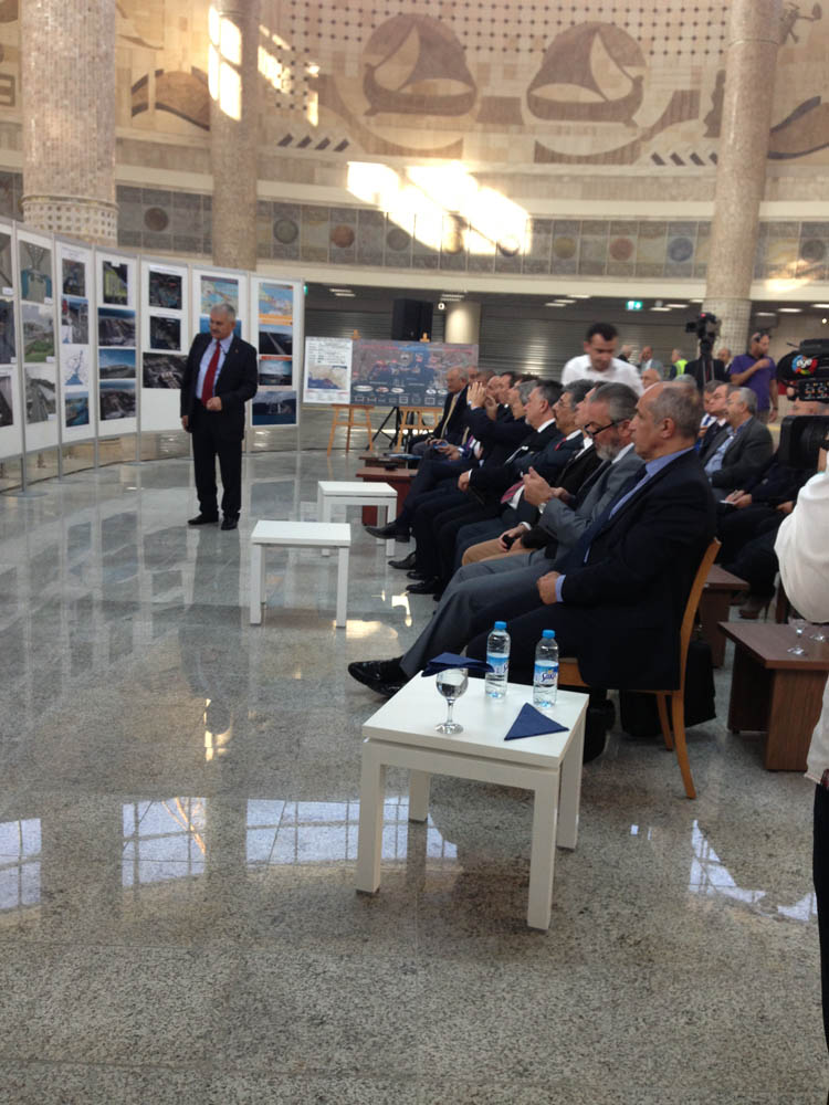 Ulaştırma Mühendisliği Öğrencileri Marmaray'ın Açılışındaydı