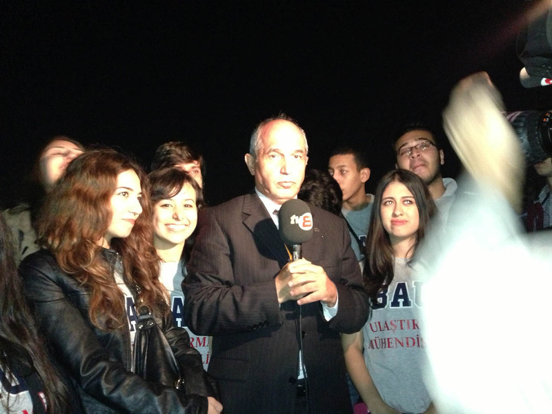 Ulaştırma Mühendisliği Öğrencileri Marmaray'ın Açılışındaydı