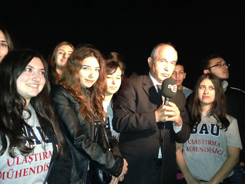 Ulaştırma Mühendisliği Öğrencileri Marmaray'ın Açılışındaydı