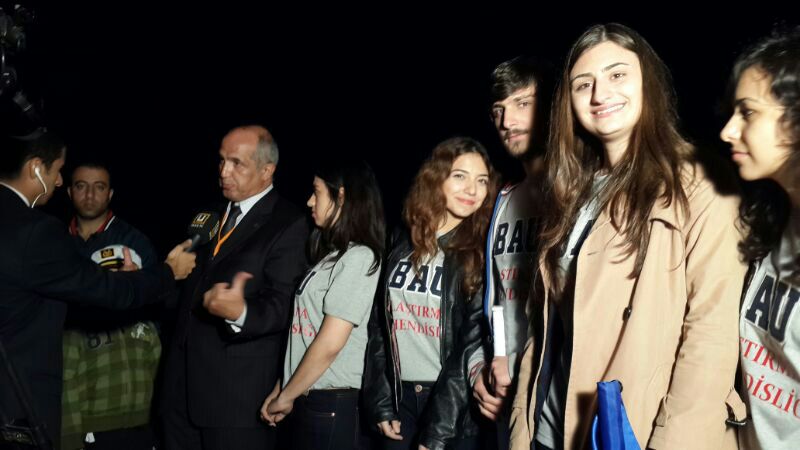 Ulaştırma Mühendisliği Öğrencileri Marmaray'ın Açılışındaydı