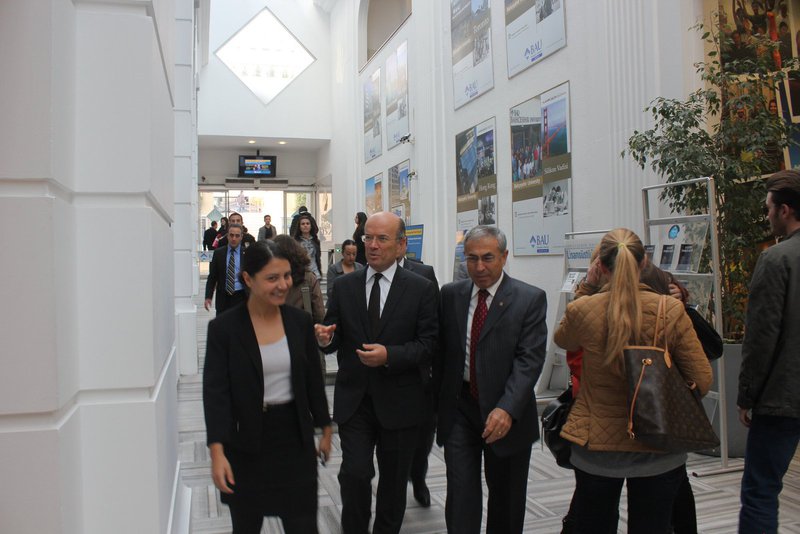Dışişleri Bakan Yardımcısı Büyükelçi Naci Koru BAU'daydı
