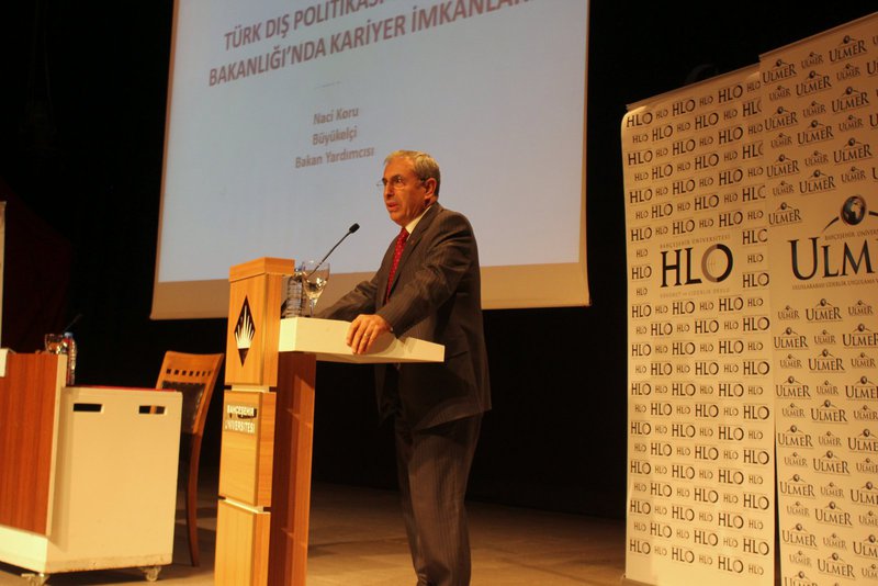 Dışişleri Bakan Yardımcısı Büyükelçi Naci Koru BAU'daydı