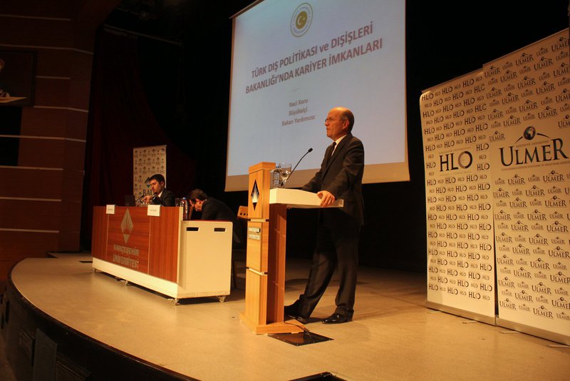 Dışişleri Bakan Yardımcısı Büyükelçi Naci Koru BAU'daydı