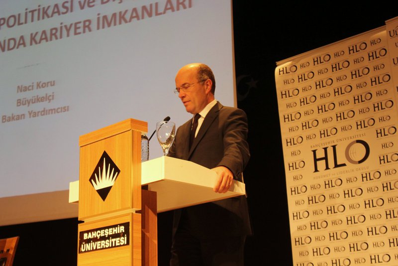 Dışişleri Bakan Yardımcısı Büyükelçi Naci Koru BAU'daydı