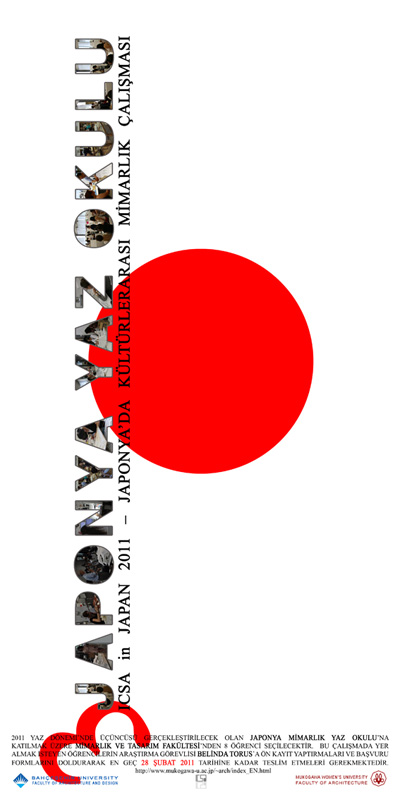 Mimarlık ve Tasarım Fakültesi ICSA/Japonya Yaz Okulu 2011