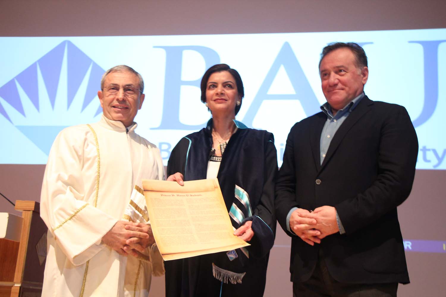 BAU'dan Prenses Dr. Nisreen El-Hashemite'ye Fahri Doktora Ünvanı Verildi