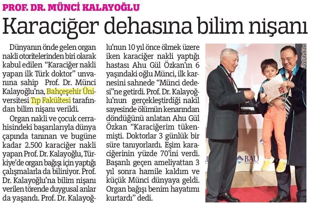 Tıp Fakültesi Basın Yansımaları