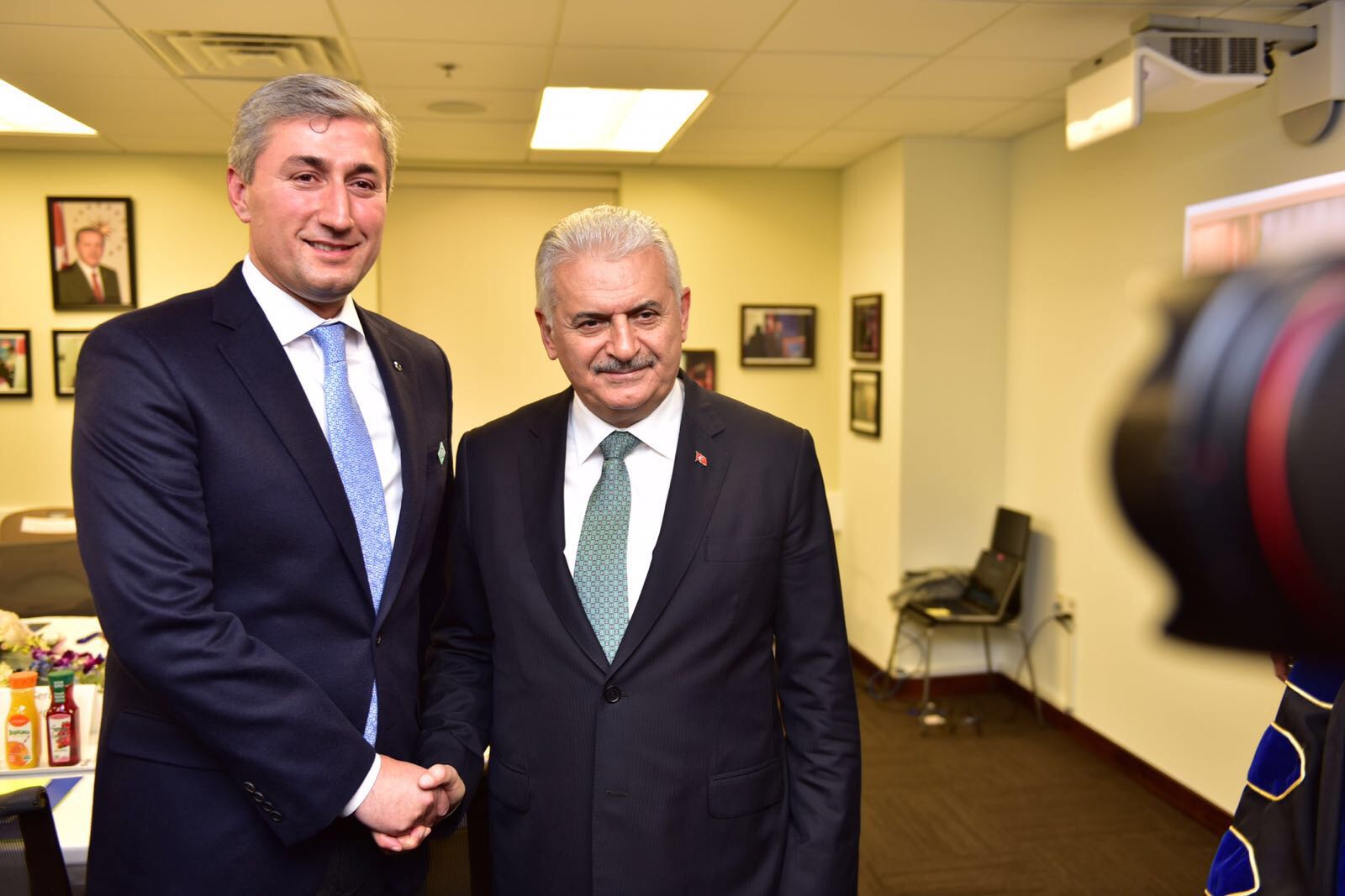 Başbakan Yıldırım  BAU International University Washington D.C.'yi Ziyaret Etti