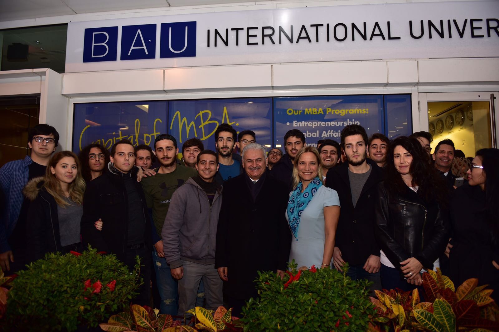 Başbakan Yıldırım  BAU International University Washington D.C.'yi Ziyaret Etti
