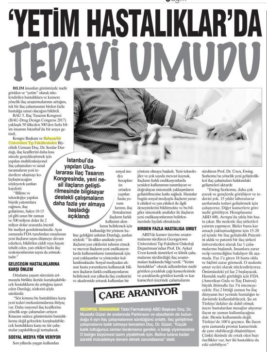 Tıp Fakültesi Basın Yansımaları