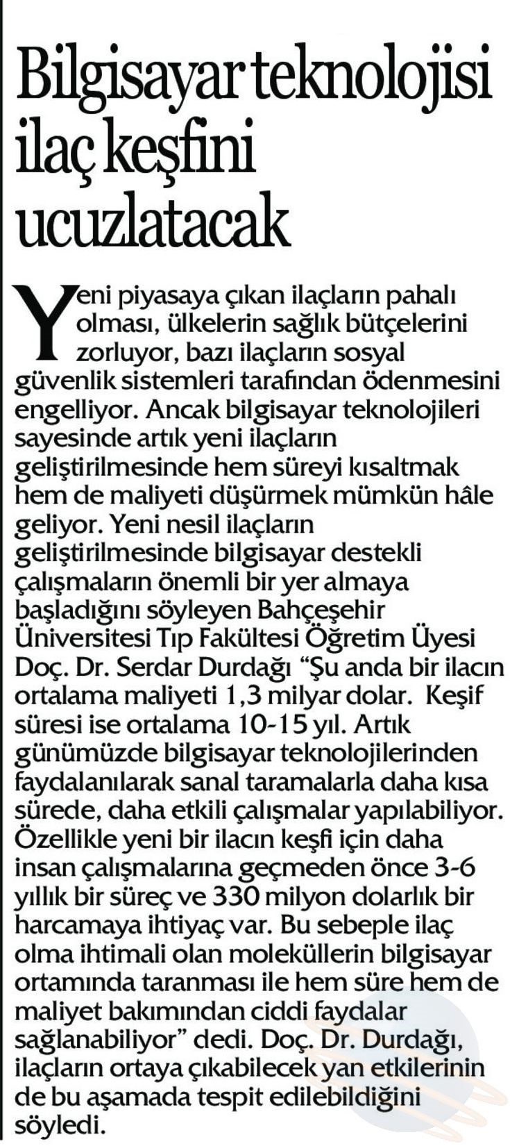 Tıp Fakültesi Basın Yansımaları