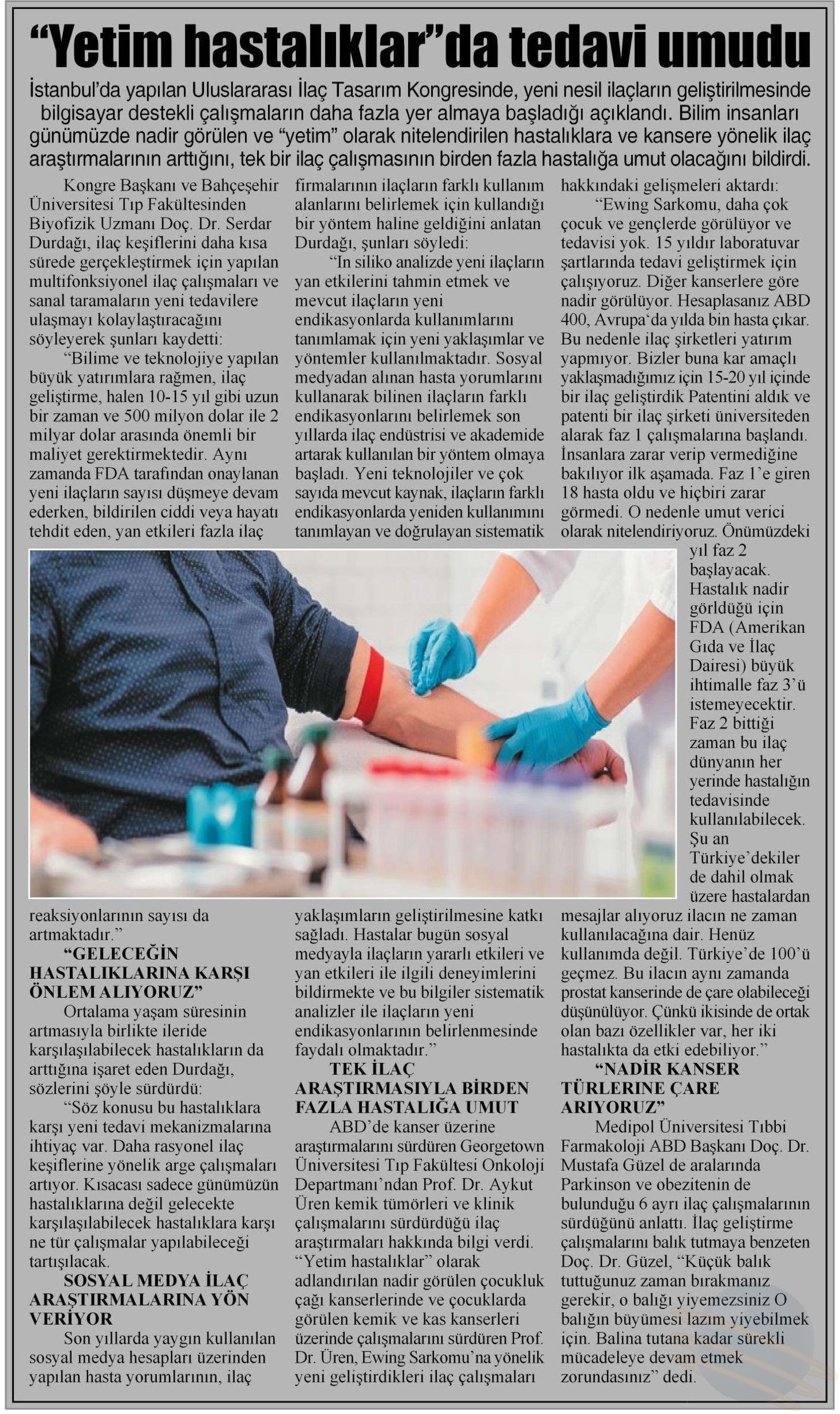 Tıp Fakültesi Basın Yansımaları