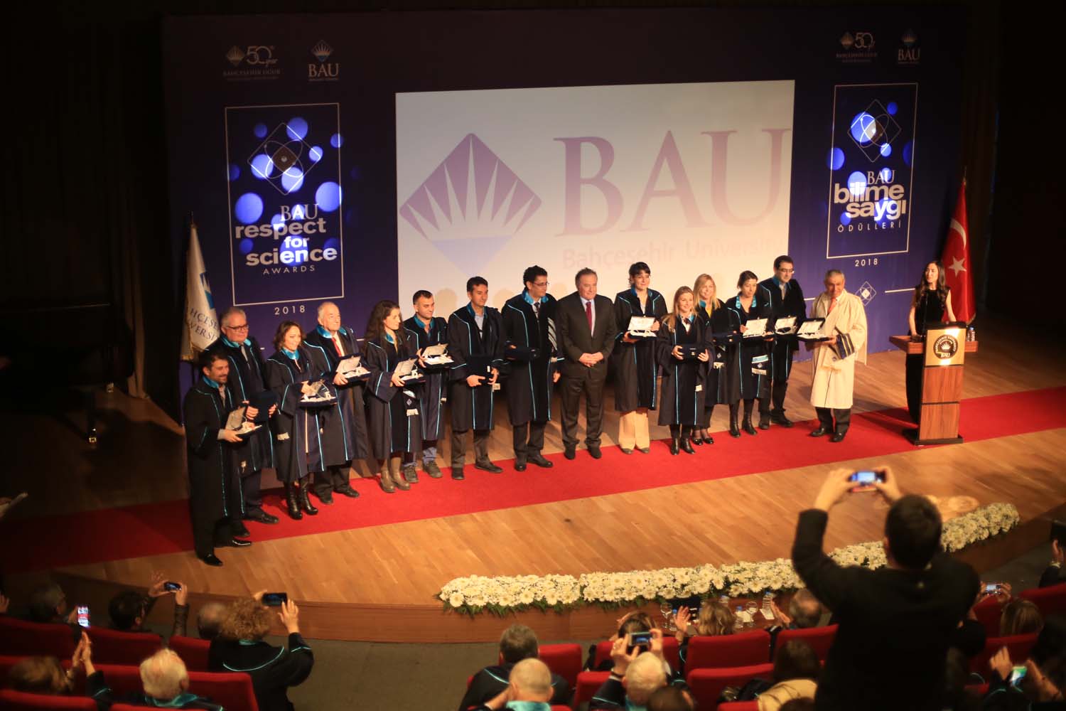 BAU Bilime Saygı Ödülleri Sahiplerini Buldu