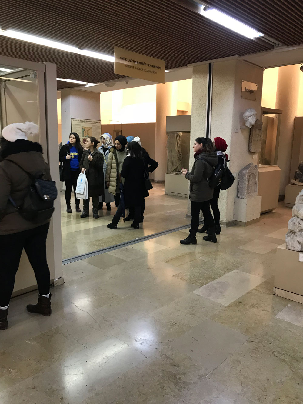 BAU Okul Öncesi Eğitimi bölümü Arkeoloji Müzesi’ni ziyaret etti