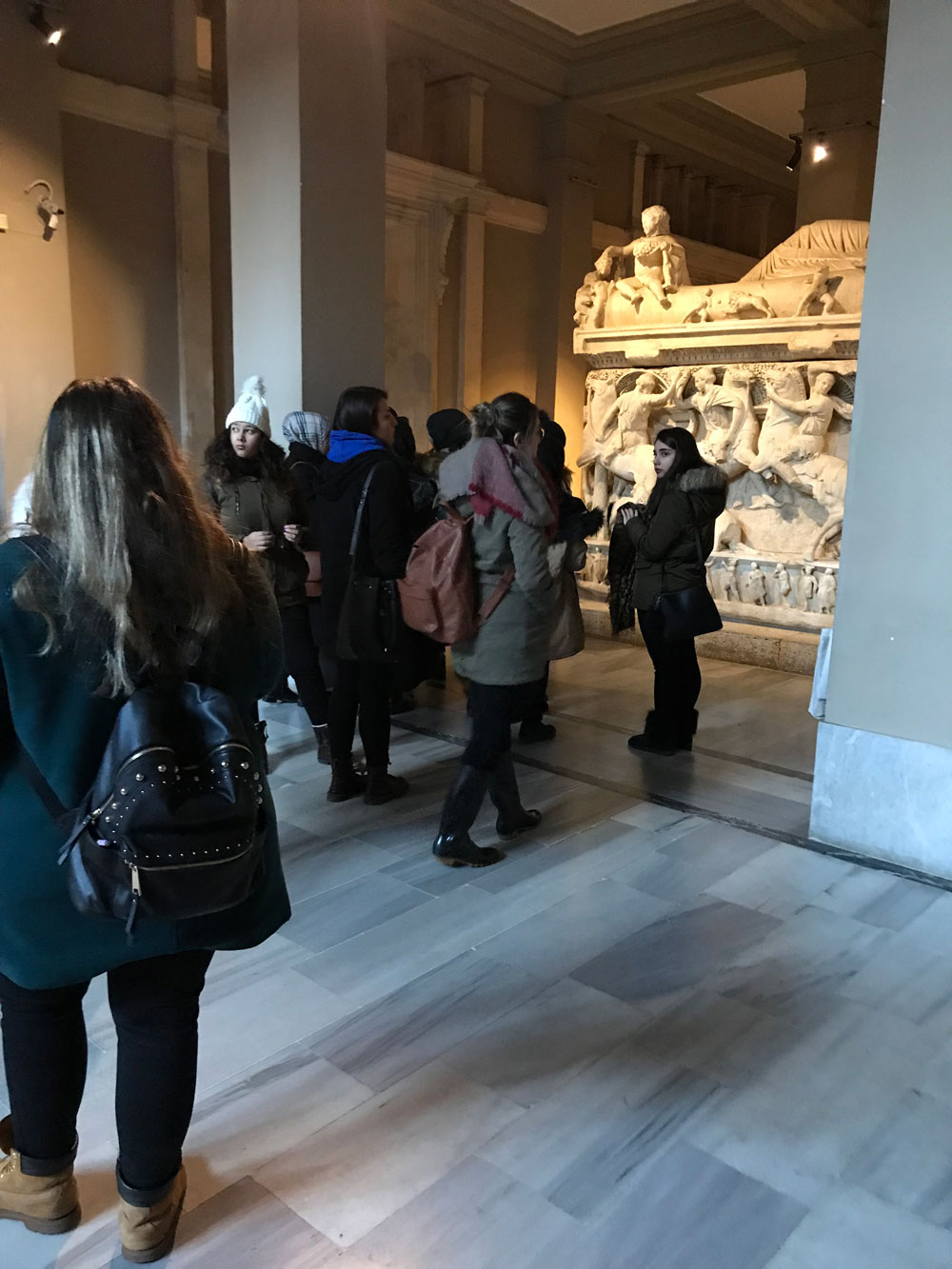 BAU Okul Öncesi Eğitimi bölümü Arkeoloji Müzesi’ni ziyaret etti