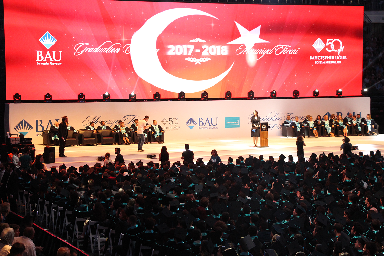 Bahçeşehir Üniversitesi 2017-2018 Mezuniyet Töreni