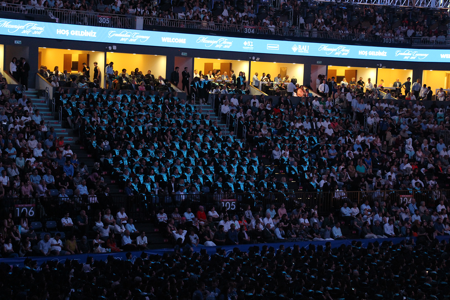 Bahçeşehir Üniversitesi 2017-2018 Mezuniyet Töreni