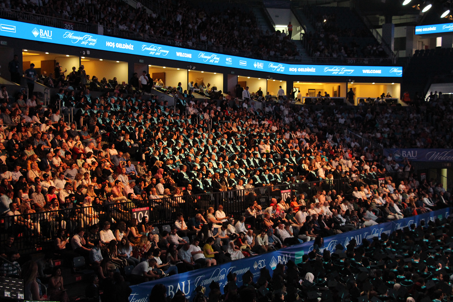 Bahçeşehir Üniversitesi 2017-2018 Mezuniyet Töreni
