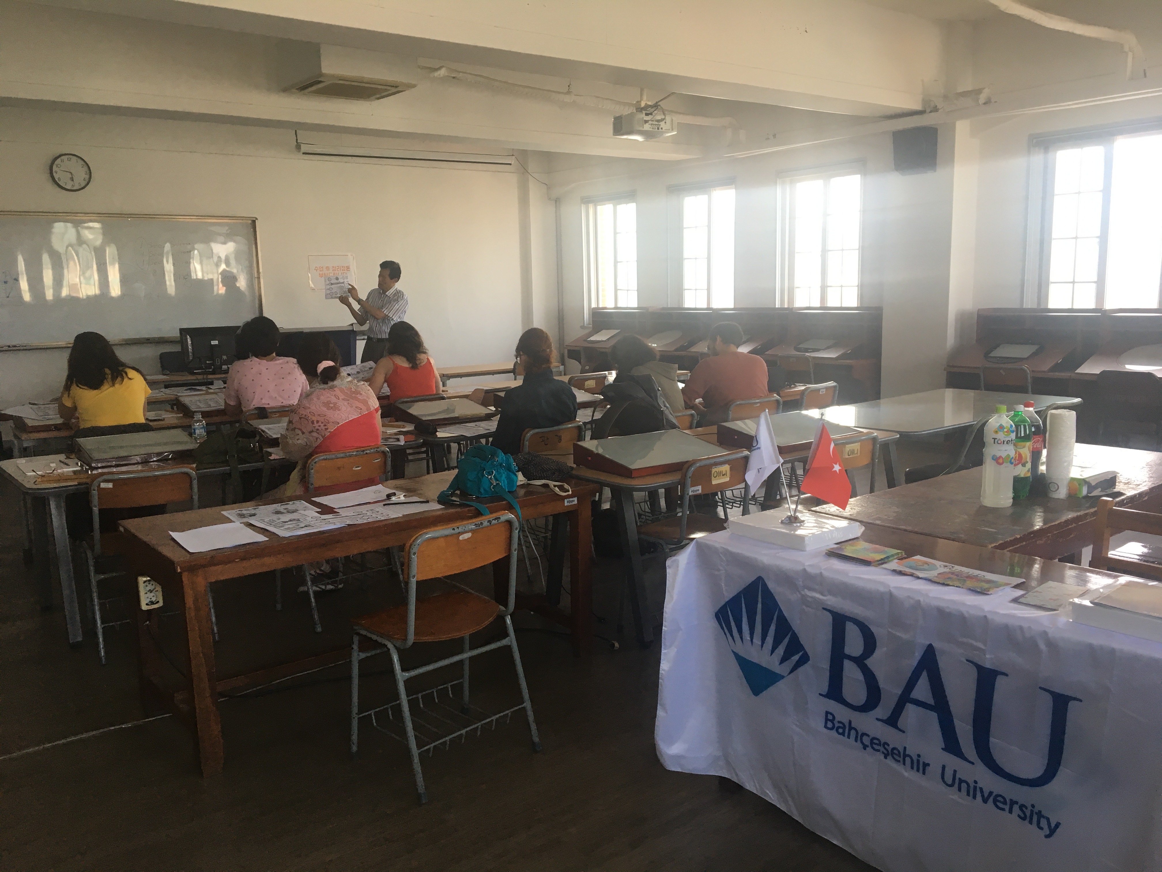 Çizgi Film ve Animasyon Bölümü Tarafından  Güney Kore Yaz Okulu Gerçekleştirildi