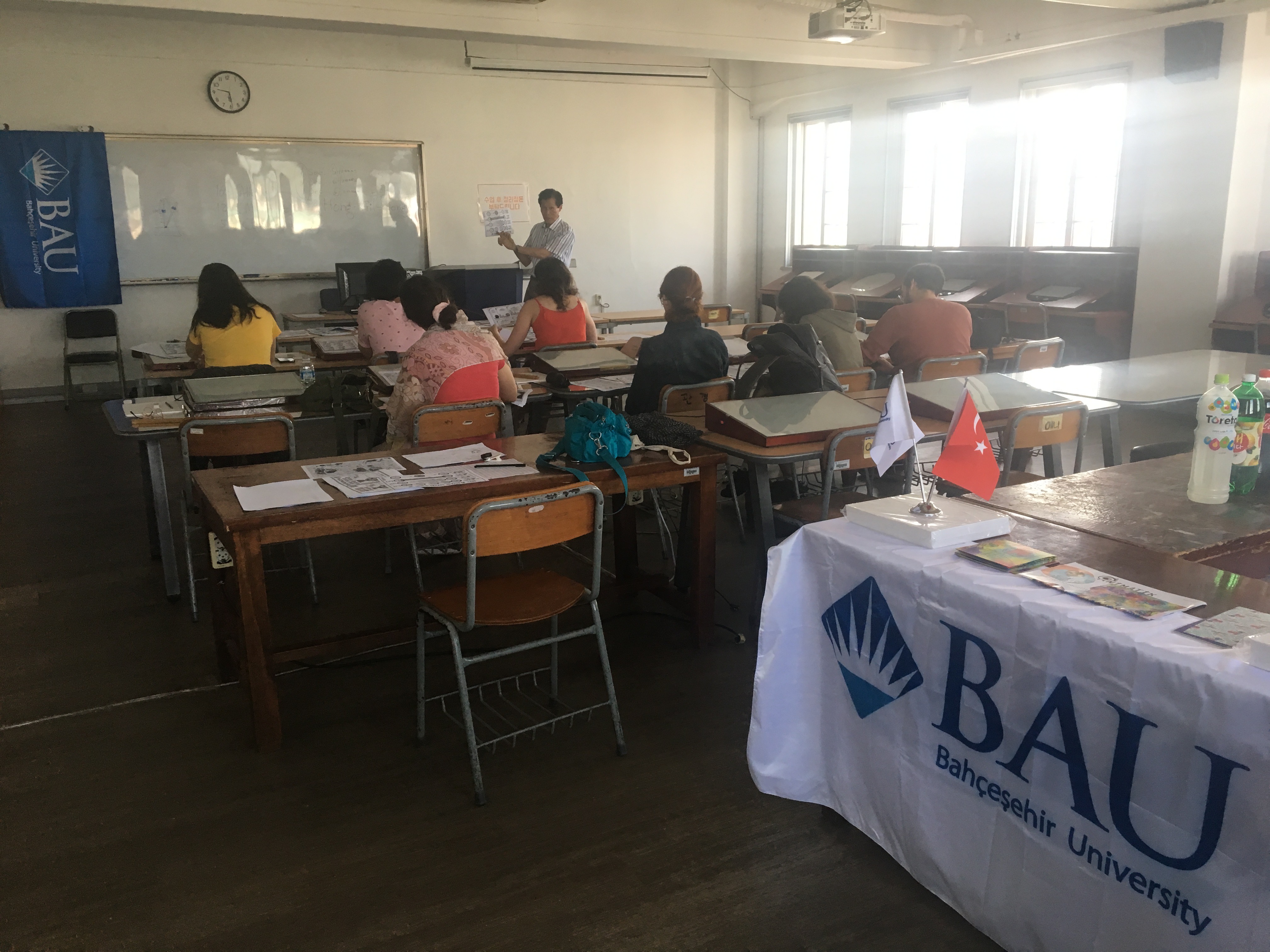 Çizgi Film ve Animasyon Bölümü Tarafından  Güney Kore Yaz Okulu Gerçekleştirildi