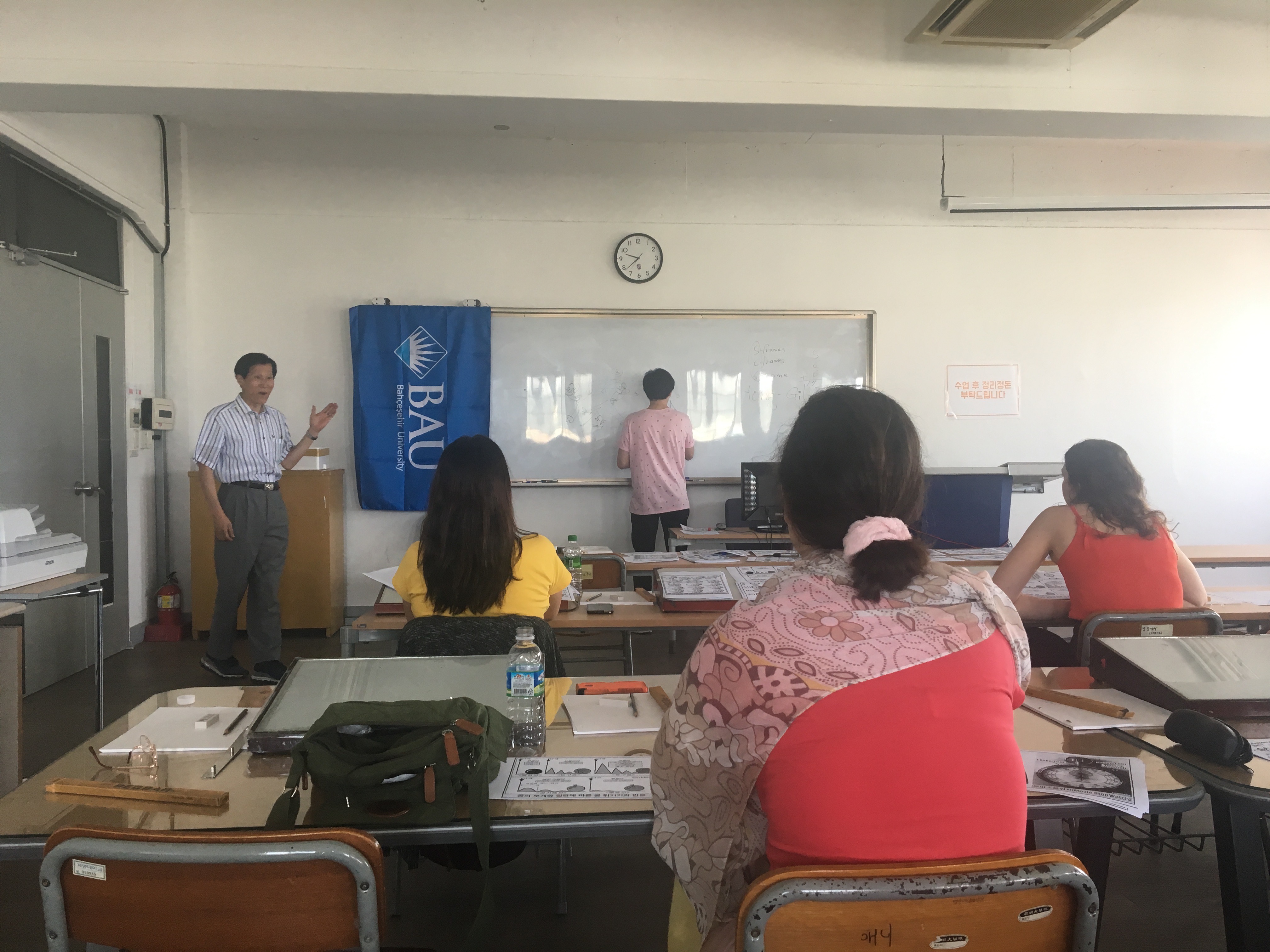 Çizgi Film ve Animasyon Bölümü Tarafından  Güney Kore Yaz Okulu Gerçekleştirildi