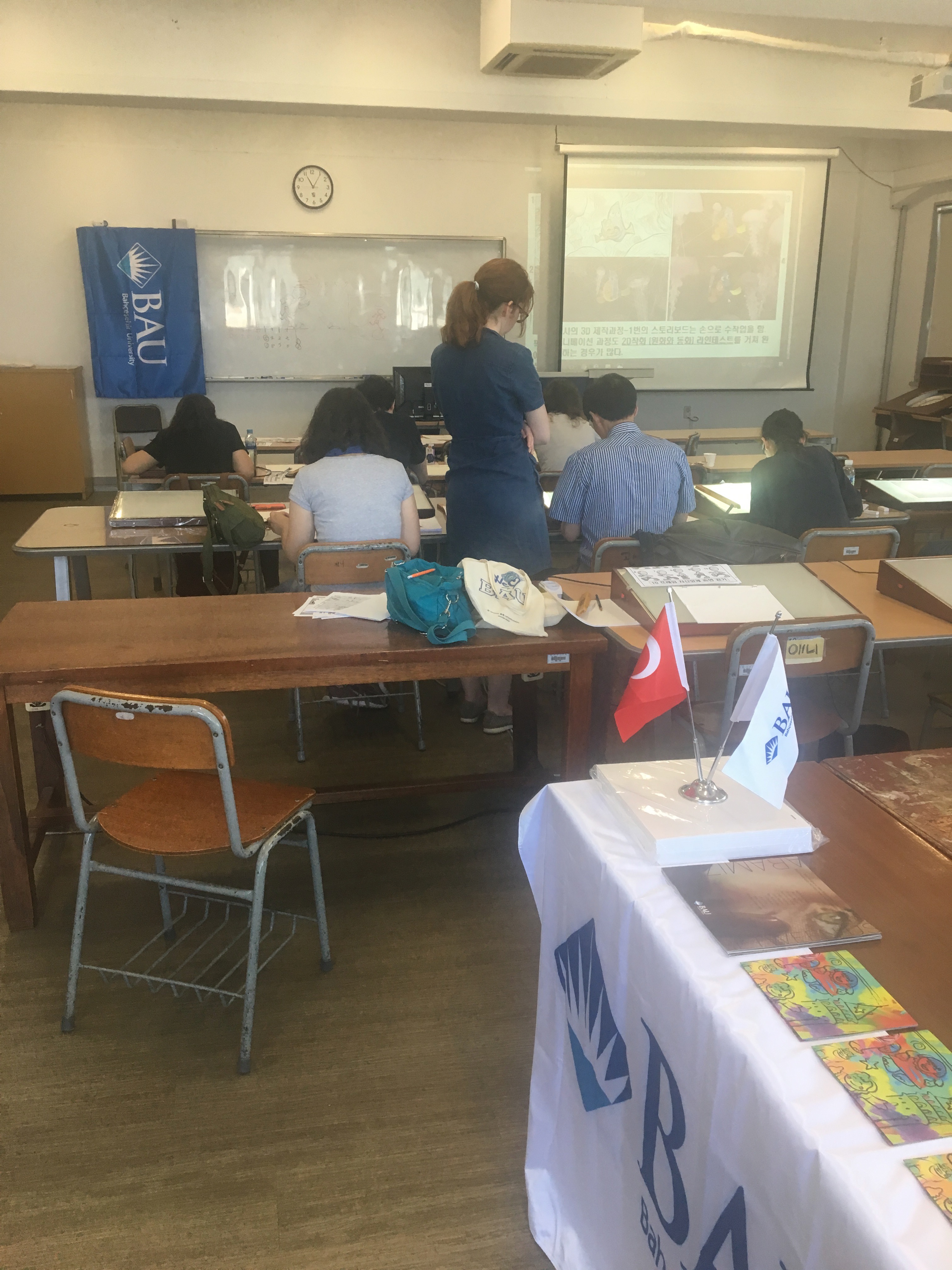 Çizgi Film ve Animasyon Bölümü Tarafından  Güney Kore Yaz Okulu Gerçekleştirildi