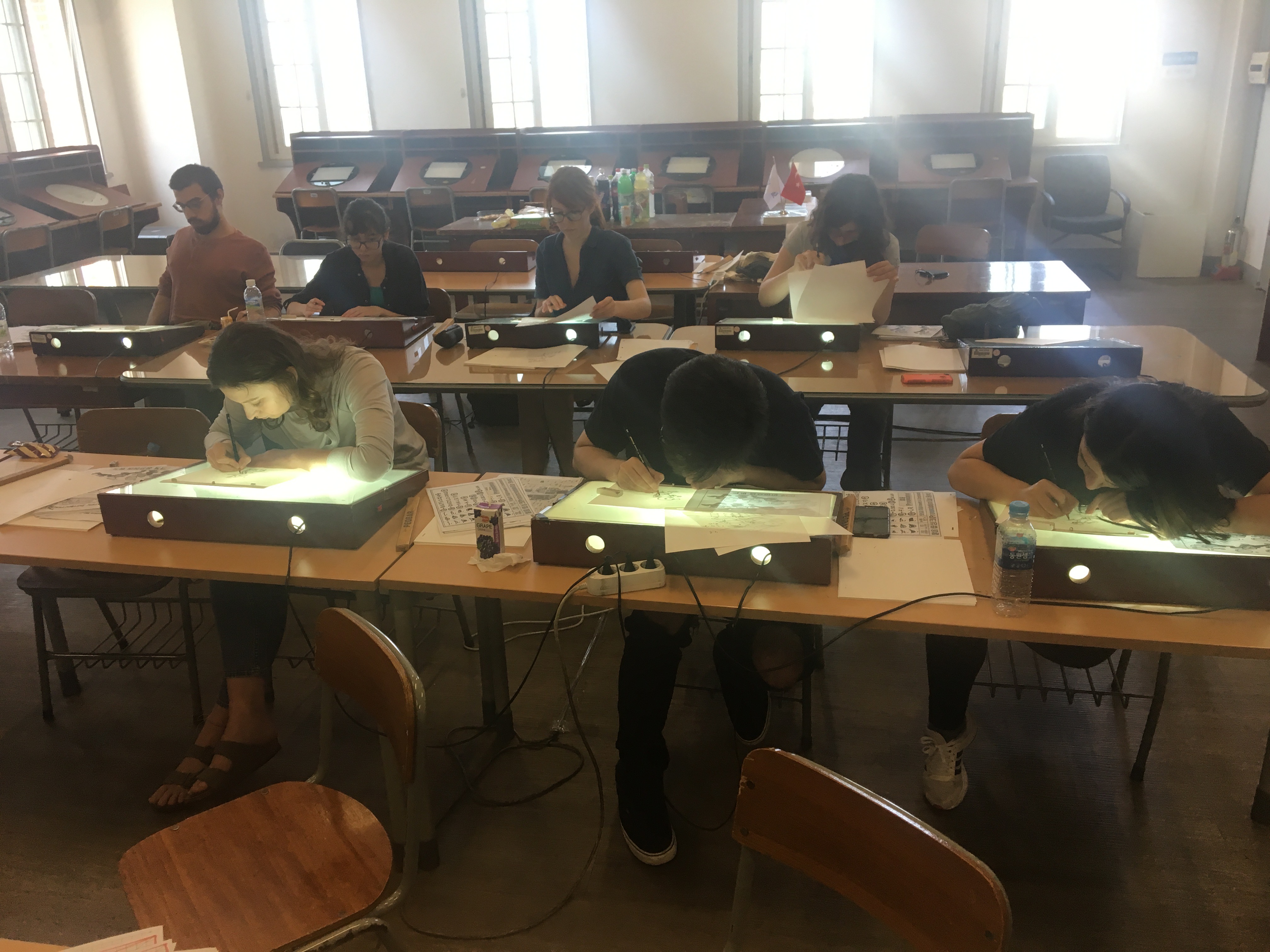 Çizgi Film ve Animasyon Bölümü Tarafından  Güney Kore Yaz Okulu Gerçekleştirildi