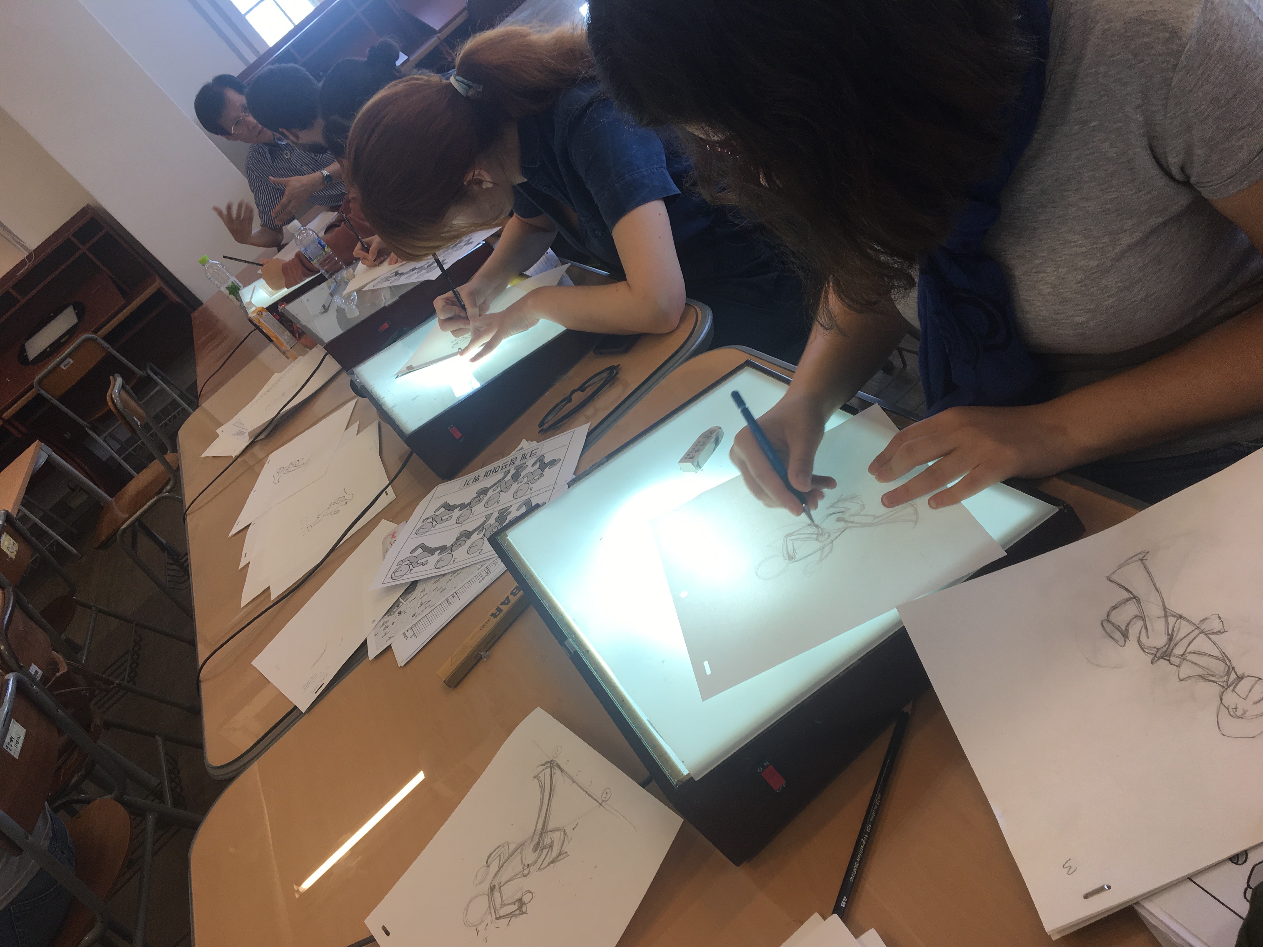 Çizgi Film ve Animasyon Bölümü Tarafından  Güney Kore Yaz Okulu Gerçekleştirildi