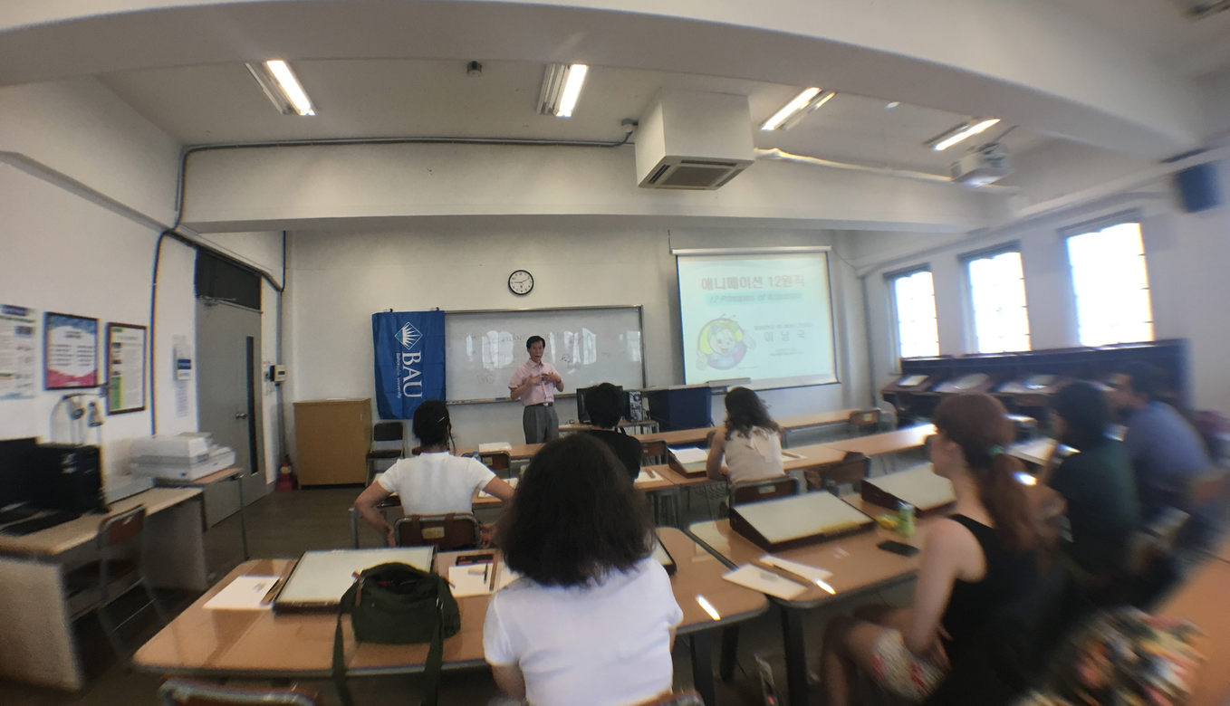 Çizgi Film ve Animasyon Bölümü Tarafından  Güney Kore Yaz Okulu Gerçekleştirildi