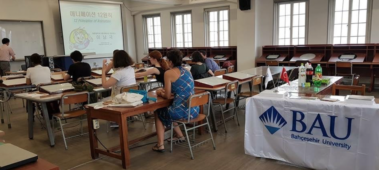 Çizgi Film ve Animasyon Bölümü Tarafından  Güney Kore Yaz Okulu Gerçekleştirildi