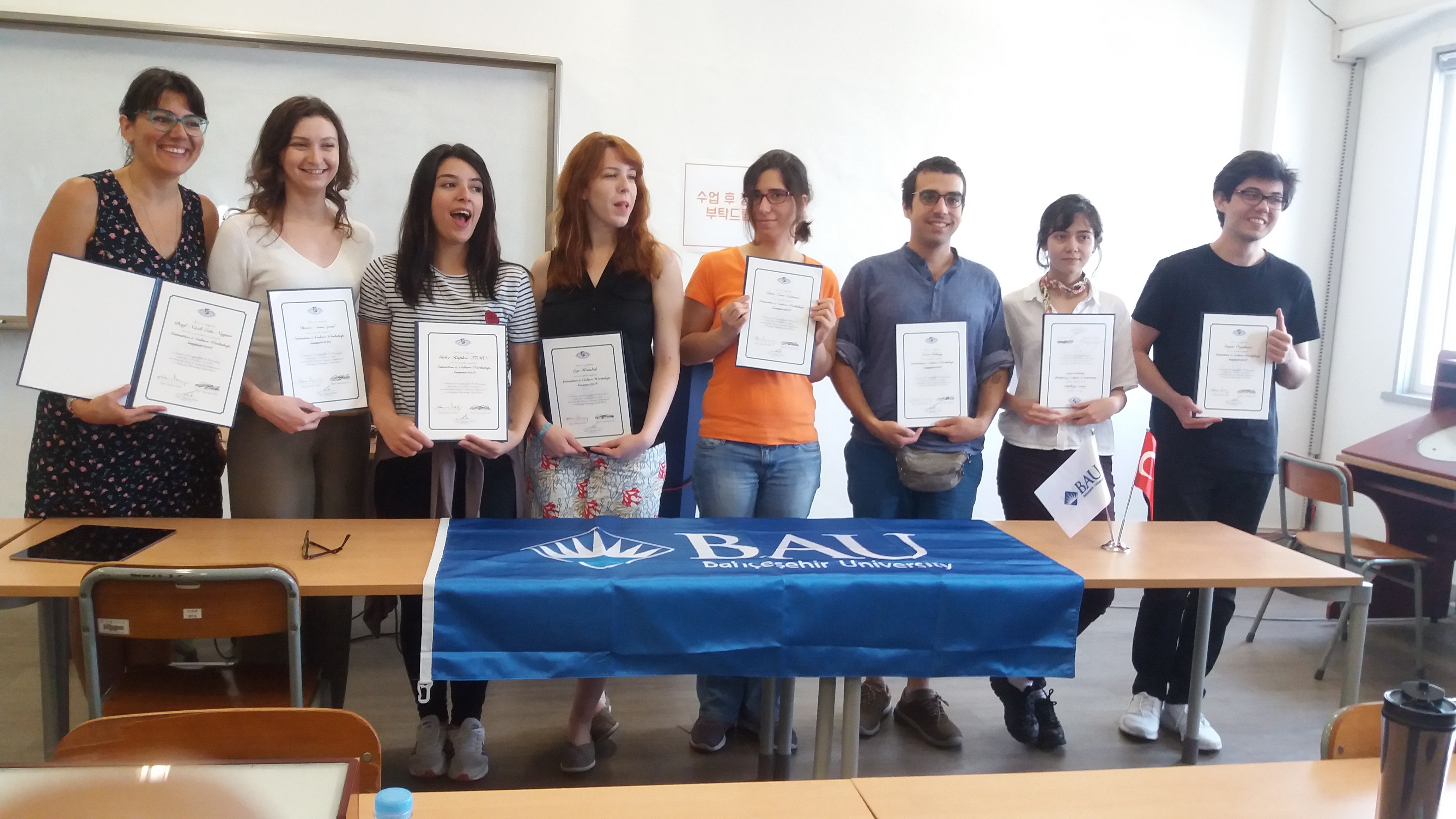 Çizgi Film ve Animasyon Bölümü Tarafından  Güney Kore Yaz Okulu Gerçekleştirildi