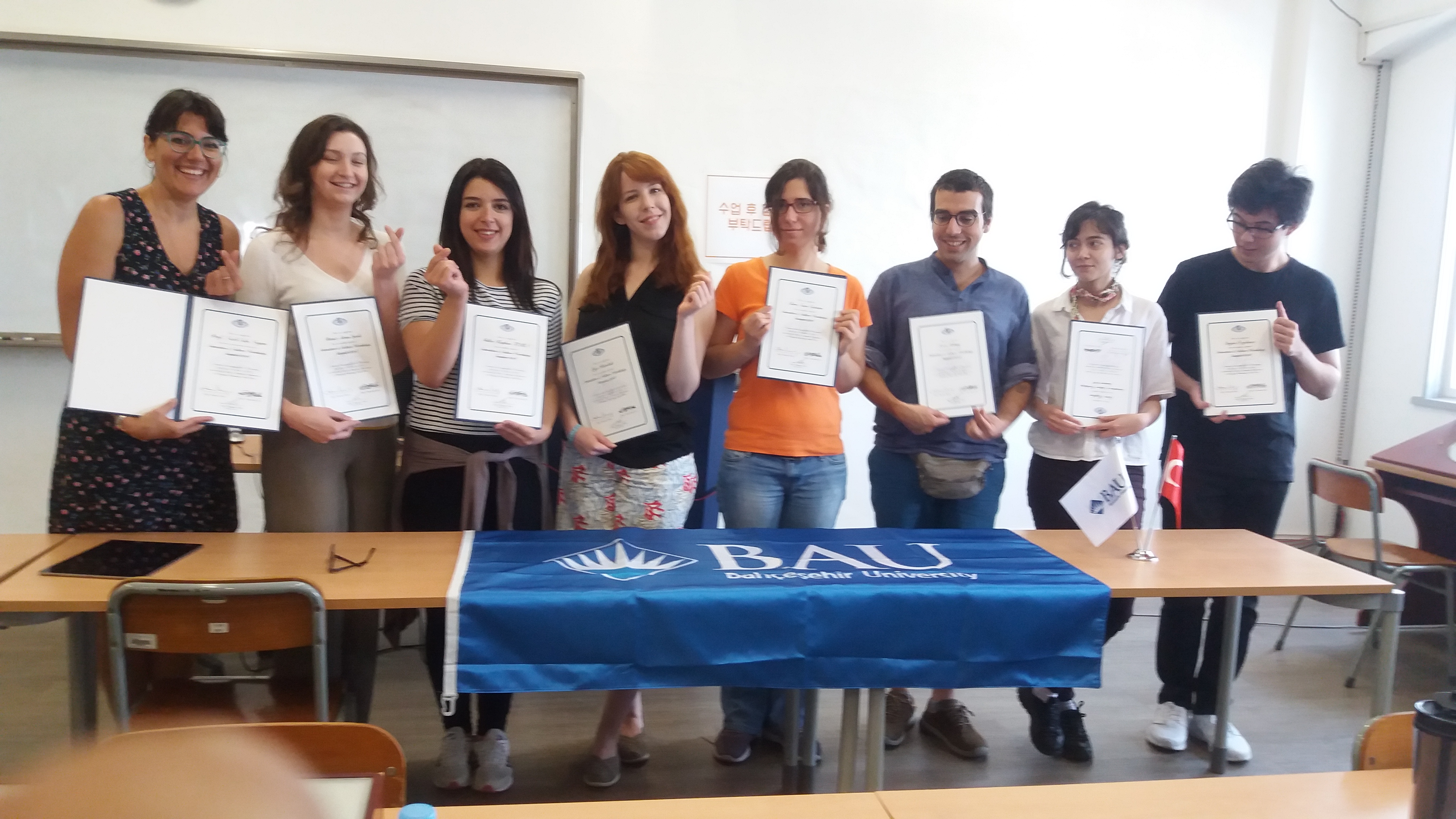 Çizgi Film ve Animasyon Bölümü Tarafından  Güney Kore Yaz Okulu Gerçekleştirildi